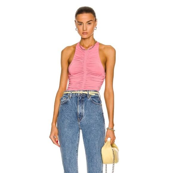 A.L.C Adley Top in Rose Pink Size XS Ruched - Picture 10 of 11